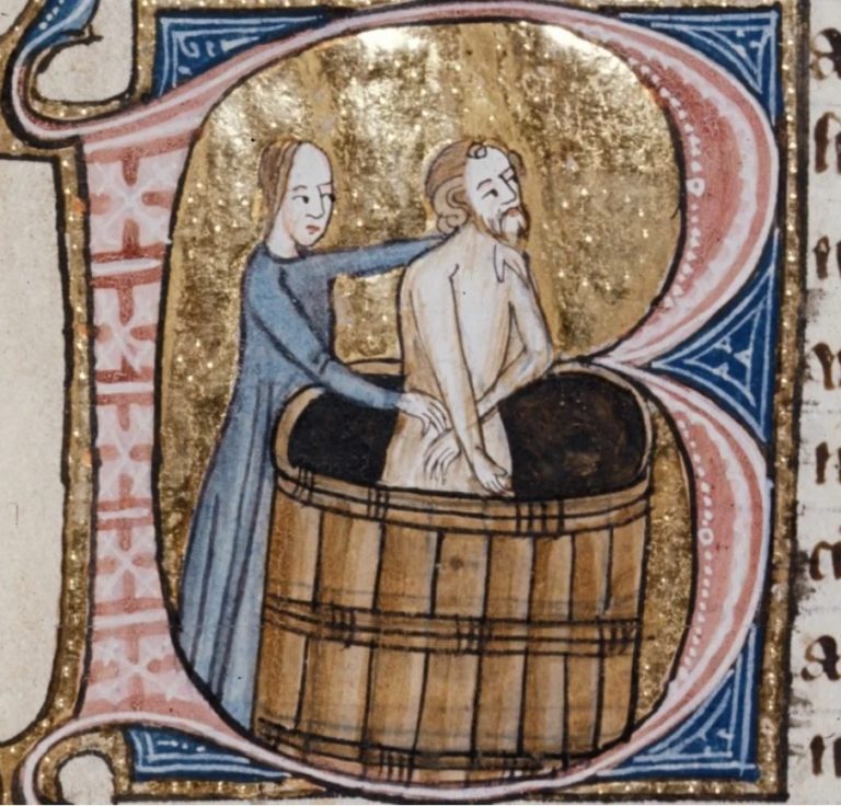 how often did medieval knights bathe