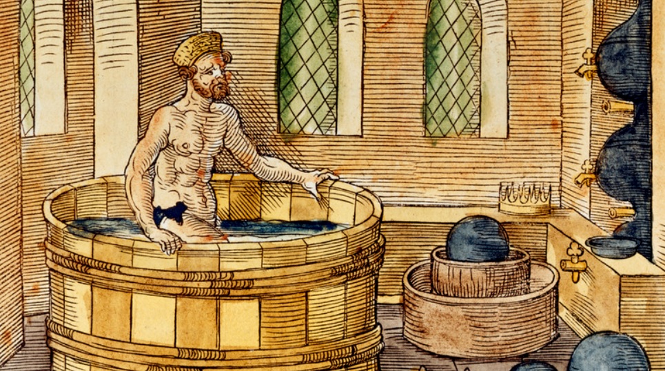 knight bathing process