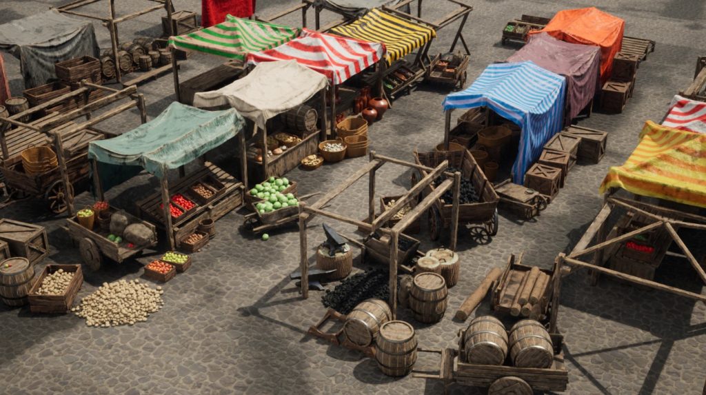 medieval market