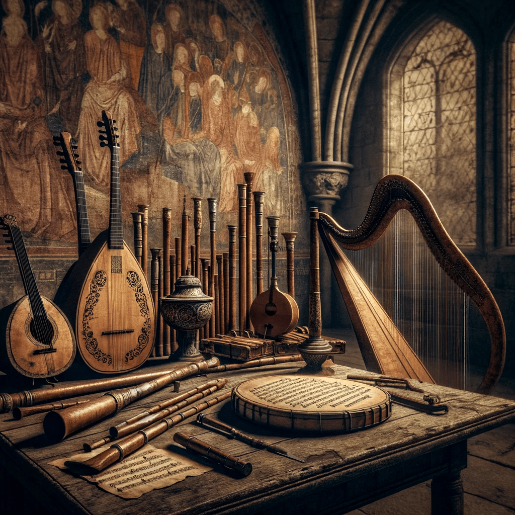 medieval music instruments